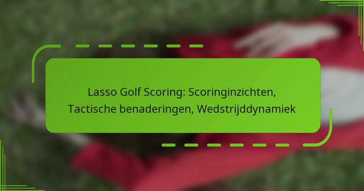 Lasso Golf Scoring: Scoringinzichten, Tactische benaderingen, Wedstrijddynamiek